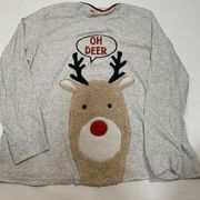 Holiday Time "Oh Deer" Long Sleeve T Shirt