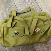 Green  Womens Purse With Small Wallet