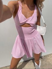 Arden Mini Dress- Pink