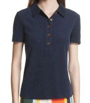 NWT Tory Burch Navy Lennox Polo Shirt