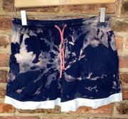 Saks Fifth Avenue Custom Bleach Dyed Sweat Shorts Women's Size XS