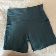 Blueish  Biker Shorts