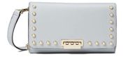 NWT ZAC Zac Posen Earthette Convertible Wallet Crossbody - Pearl Lady