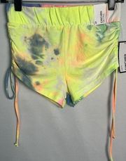 New Rue21 Hot Booty Shorts Juniors Small Multicolor Cinch Sides