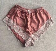 Silky Lace Sleep Shorts