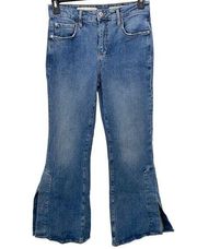 Anthropologie Pilcro & the Letterpress Bootcut Slim Split Hem Jeans Size 27