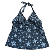 One Star Halter Tankini Swim Top