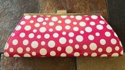 Polka dot clutch purse