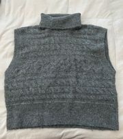 Turtleneck Pullover Vest