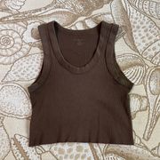 Brown Tank Top