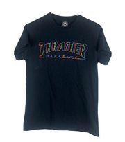 Thrasher  Skate Magazine Rainbow Unisex T Shirt