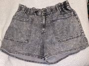 Women's Paperbag Jean Shorts -