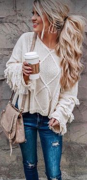 Omega Fringe Sweater 