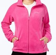 Columbia Colombia Pink Fleece Zip Up Jacket