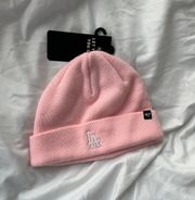 Pink LA beanie 