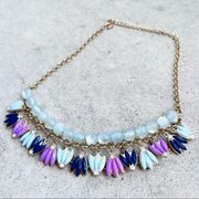 Maurices Pretty statement necklace beaded rhinestones