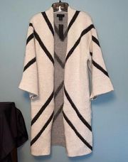 Steve Madden Open Front Long Line Cardigan with 3/4 Sleeve One Size Fits Most