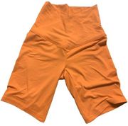 Wild Fable XXS Orange Biker Shorts Womens Cross Cross Front Simple Athletic