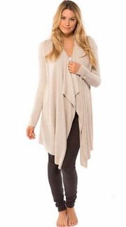 Barefoot Dreams Bamboo Chic Lite Beige Cardigan Size S/M