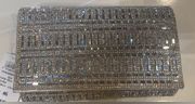 NWT Sparkle silver clutch purse bag for wedding or party Windsor