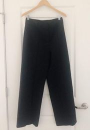 DVF Wide Leg Wool Career Pants