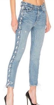 Grlfrnd Karolina Lace Up Jeans