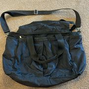 LeSportsac Black Nylon Baby Tote Ryan Diaper Bag