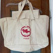 Macy 25th Anniversary“The Cellar” Xtr Lge Canvas Tote CarryAll Bag Cellarbration