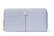 Victoria's Secret The Victoria Wallet Limited Edition Skyflower Blue Croc Pebble