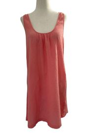 J.CREW Women Size Small Peach Cover Up Dress Open Back Beach Summer #14-122