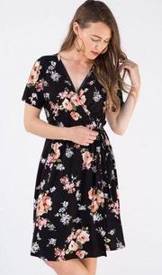 NWT  Floral Wrap dress