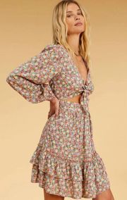 Floral Ditsy Dreamer Cutout Dress