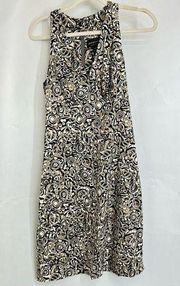 5/$25 Sale Connected Apparel | Halter Cut Print Dress Size 6