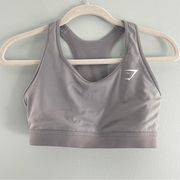 Gymshark Sports Bra Light Grey Medium