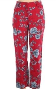 Roz & Ali cropped ankle pants trousers slacks NEW cotton blend straight leg 2P