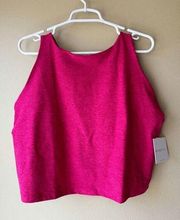 Beyond Yoga Spacedye Refocus Cropped Tank in Magenta Size 3X