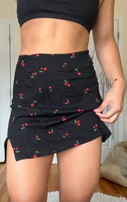 Black Cherry Mini Skirt 