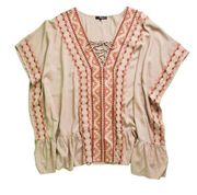 Andree boho embroidered tunic