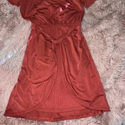 NWOT LULULEMON RED SPECKLED DRESS SHORT SLEEVE