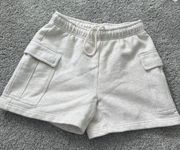 TNA Cozyfleece Mega Fit Cargo Sweatshorts 5”