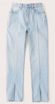 Abercrombie Curve Love Ultra High Rise 90s Straight Jean