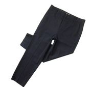 NWT Vince Tapered Crop Trousers in Coastal Blue Stretch Wool Ankle Pants 12 $335