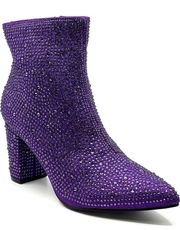 Purple Gemstone Boots