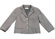 Badgley Mischka Gray Wool Blend Blazer