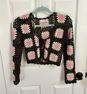 Crotchet Long Sleeve Top