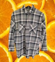 BILLABONG Black and White Plaid Shirt Size Small‎