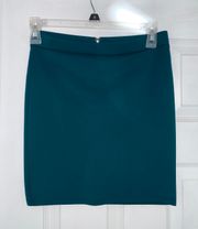 Teal Pencil Skirt