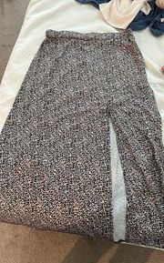 Maxi Cheetah Print Skirt