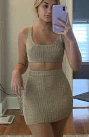 gold Two Piece