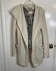 Open Style Hooded Cardigan